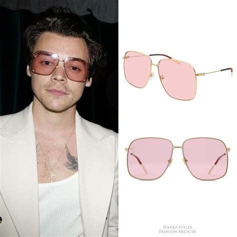 harry styles pink gucci sunglasses|Harry Styles Gucci handbags.